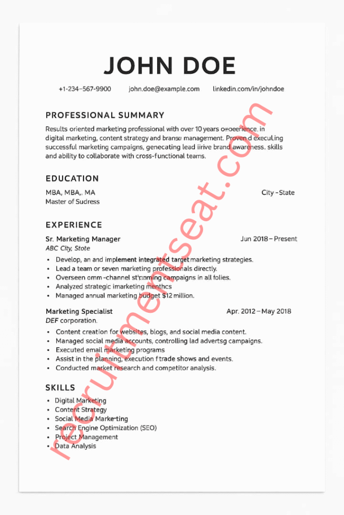 How to Write a Winning CV