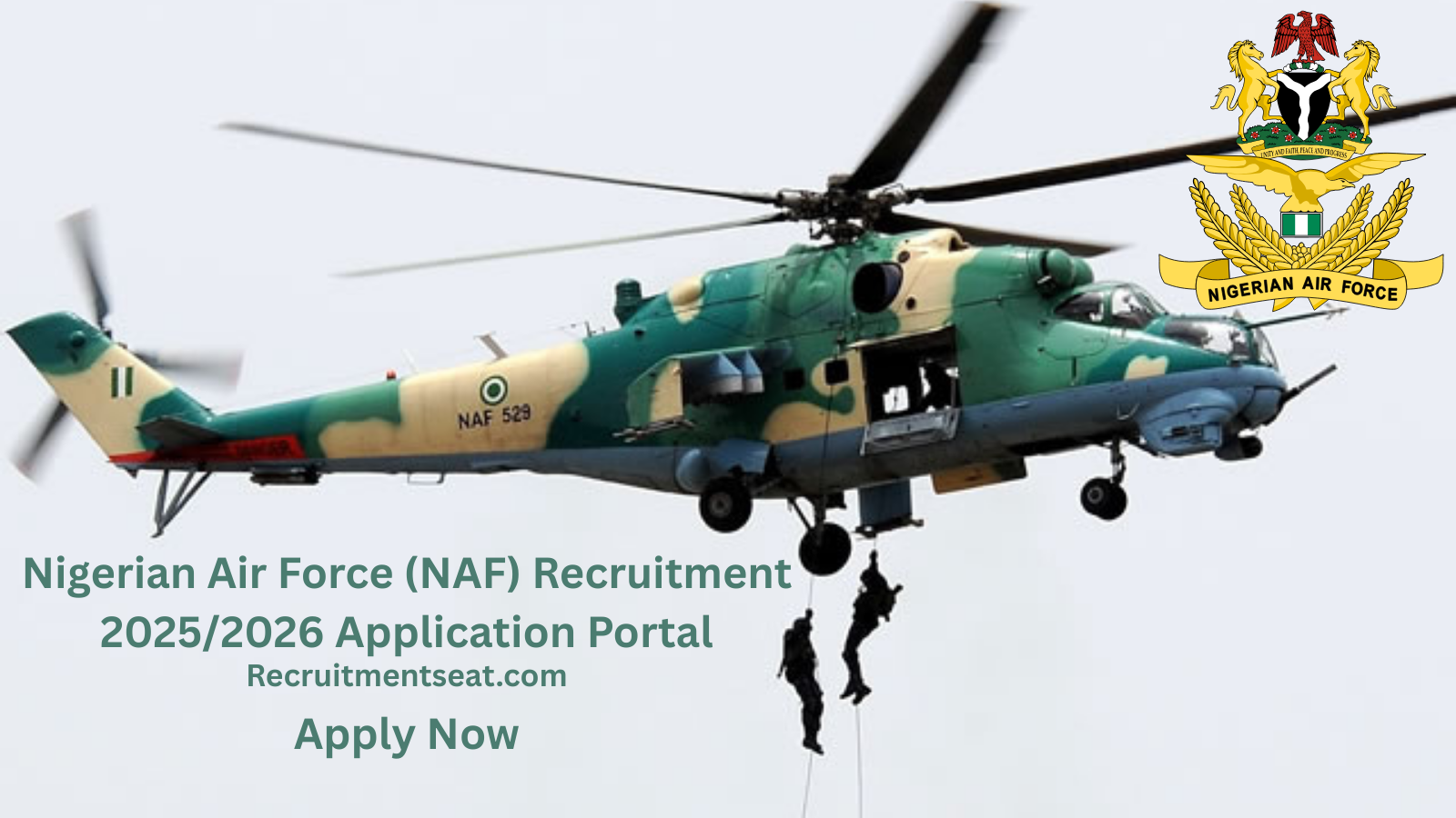 Nigerian Air Force (NAF) Recruitment
