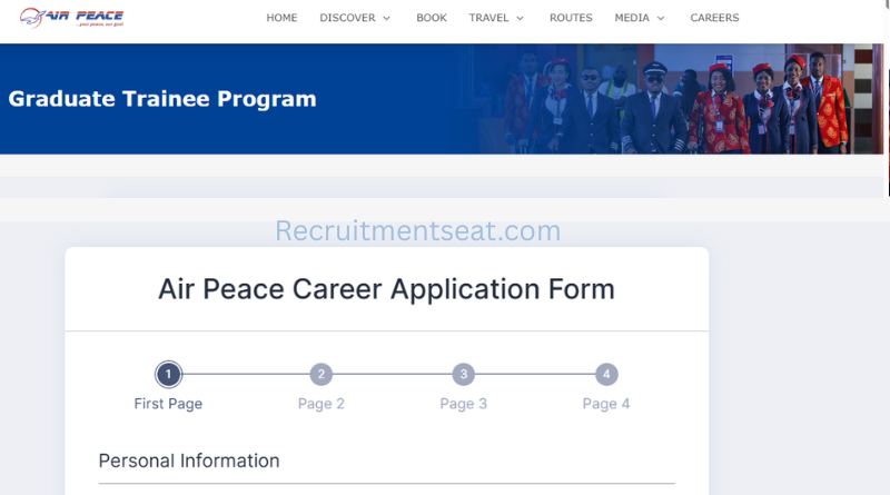 Air Peace Graduate Trainee