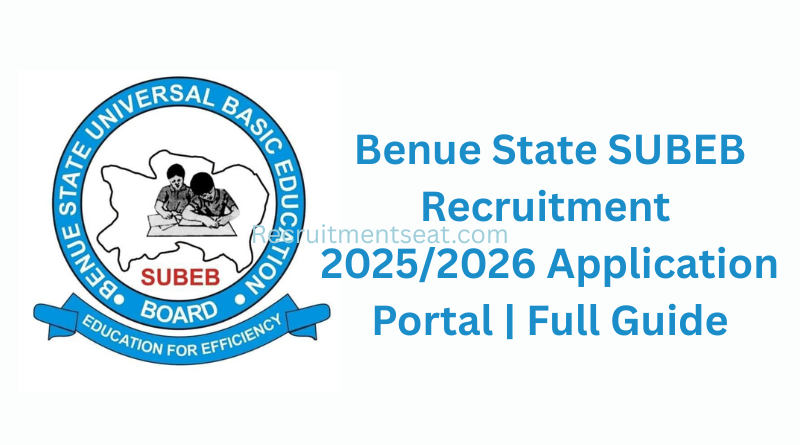 Benue State SUBEB Recruitment